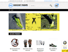 Tablet Screenshot of mysoccerroom.com